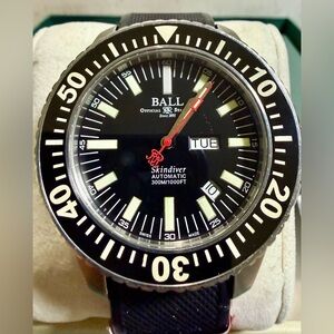 Ball Watch Engineer Master II Skin Diver Men's Day/Date Watch DM2108A